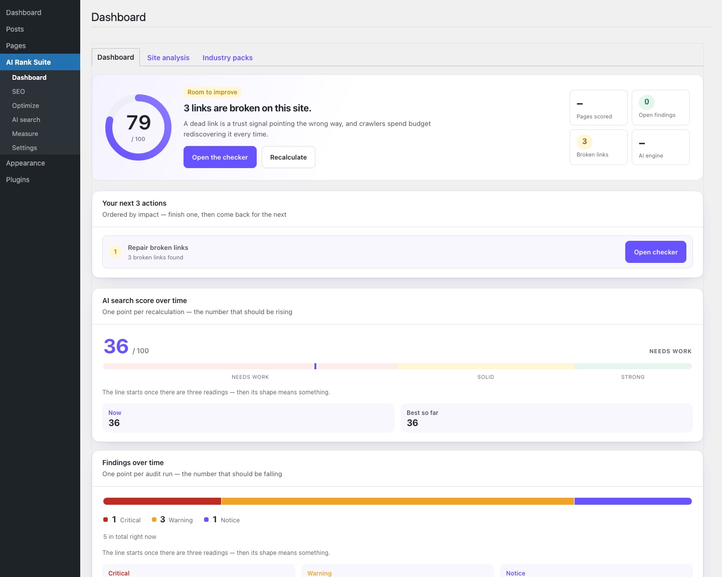 Install and set up AI Rank Suite in five minutes